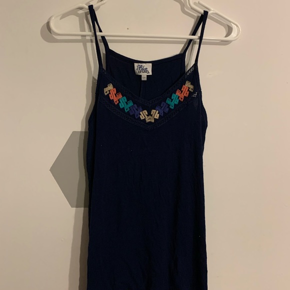 Cover-up blue tank top - Picture 1 of 3